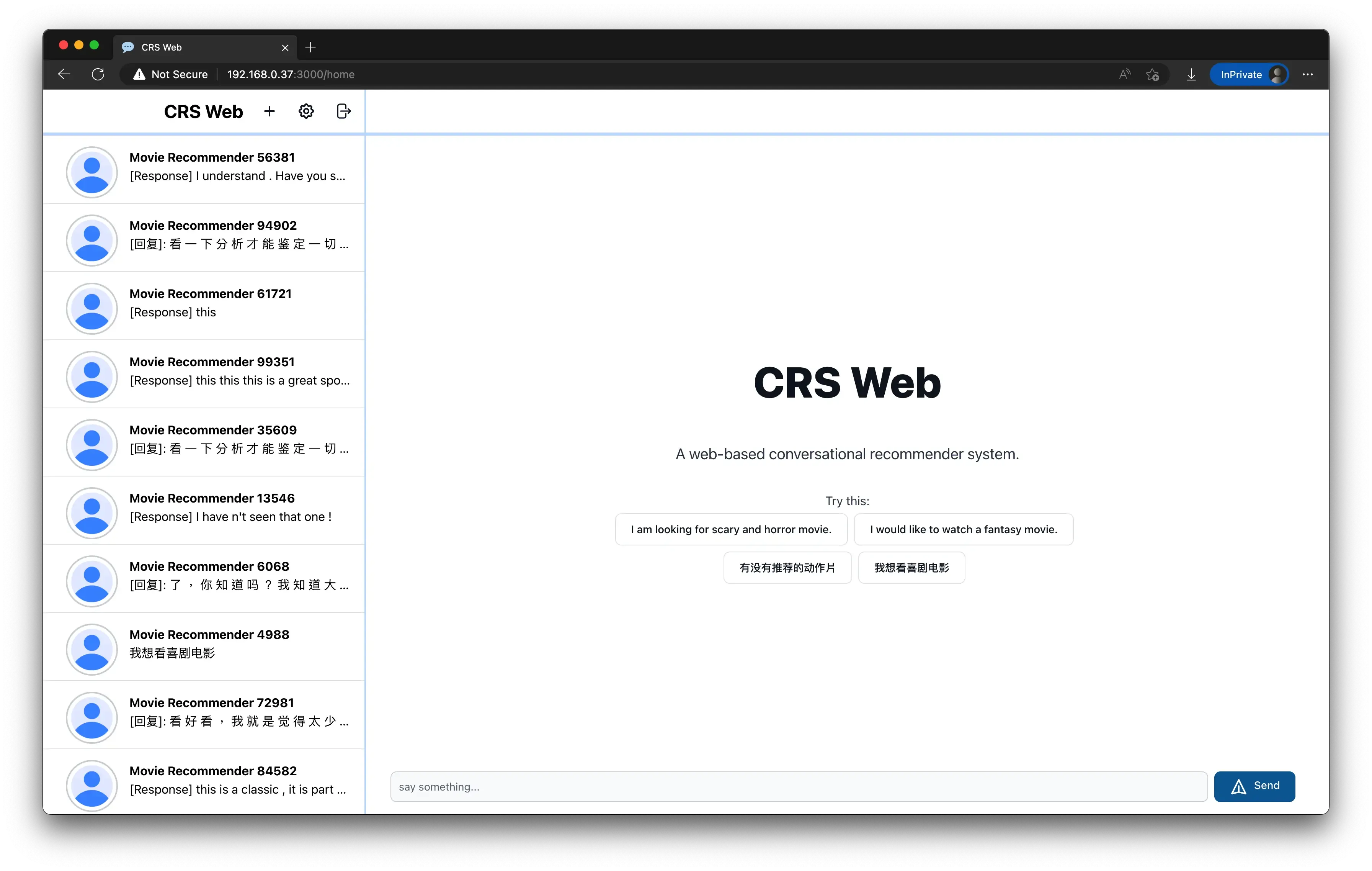 CRS Web